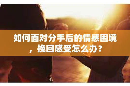 如何面对分手后的情感困境，挽回感受怎么办？