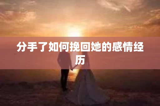分手了如何挽回她的感情经历