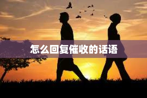 怎么回复催收的话语