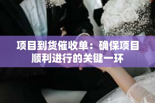 项目到货催收单：确保项目顺利进行的关键一环