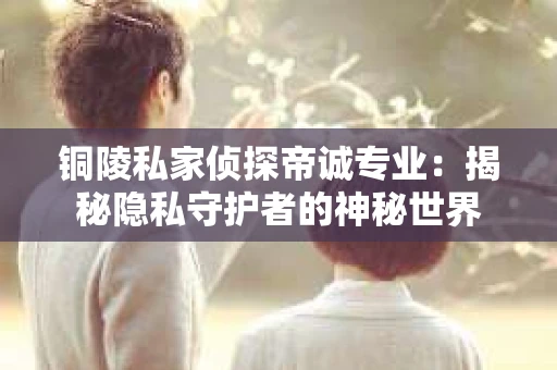 铜陵私家侦探帝诚专业：揭秘隐私守护者的神秘世界