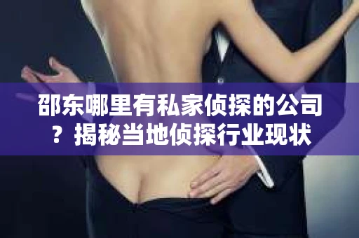 邵东哪里有私家侦探的公司？揭秘当地侦探行业现状