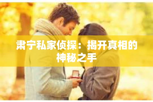 肃宁私家侦探：揭开真相的神秘之手