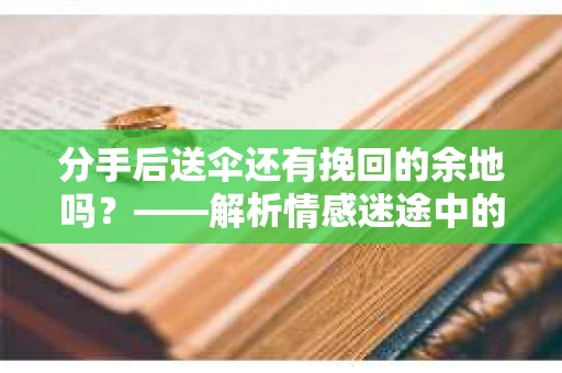 分手后送伞还有挽回的余地吗?——解析情感迷途中的决策 分手后送伞还有挽回的余地吗?——解析情感迷途中的决策