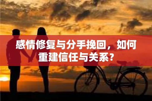 感情修复与分手挽回，如何重建信任与关系？