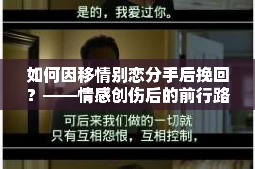 如何因移情别恋分手后挽回？——情感创伤后的前行路线图
