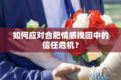 如何应对合肥情感挽回中的信任危机？